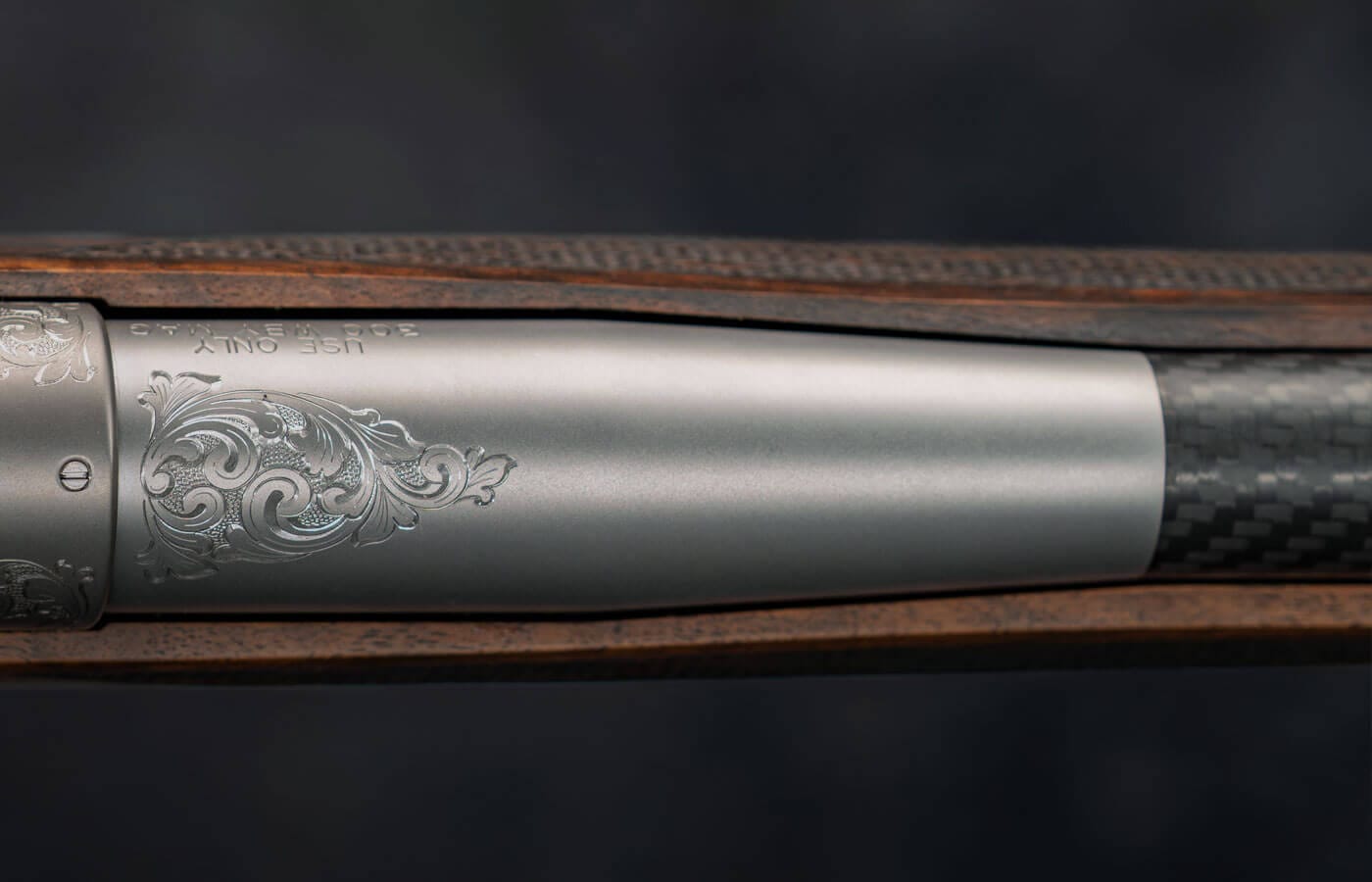 Engraved BSF Carbon Fiber Barrel