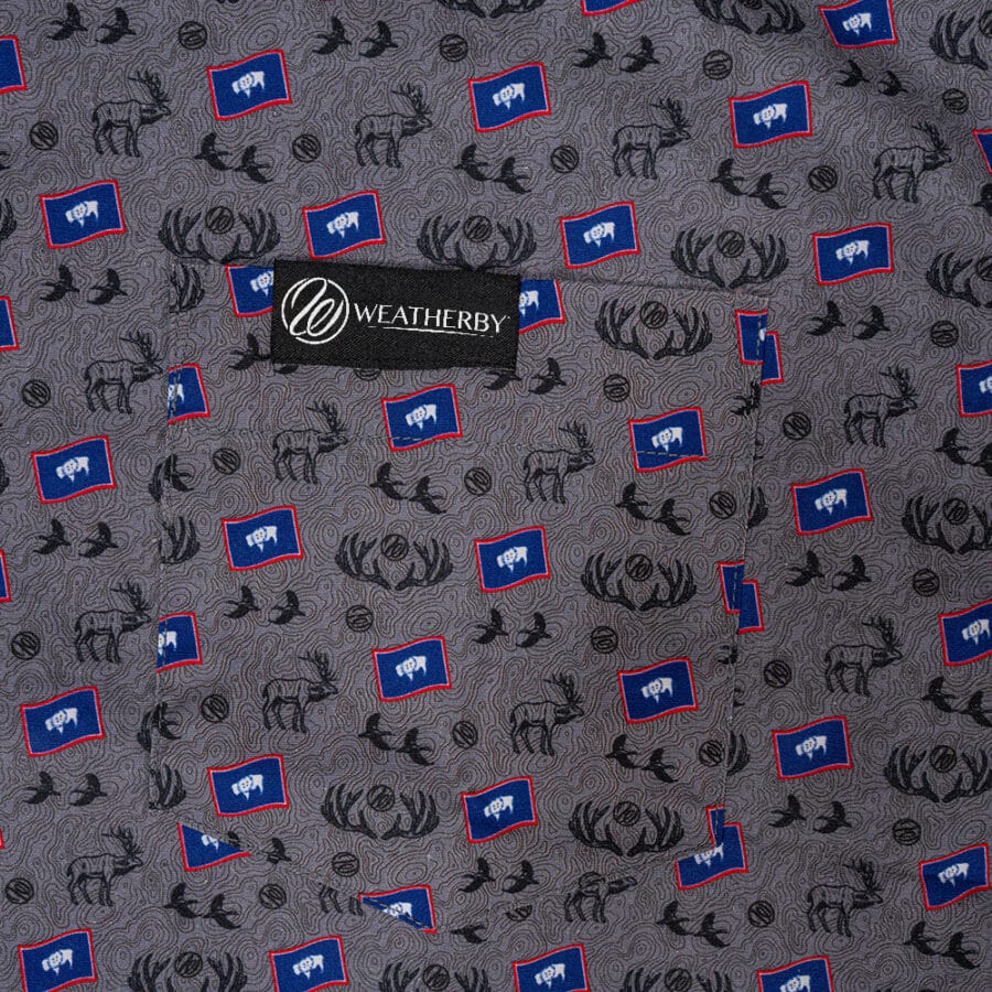 WBY Camp Shirt - WY Flag - Image 2