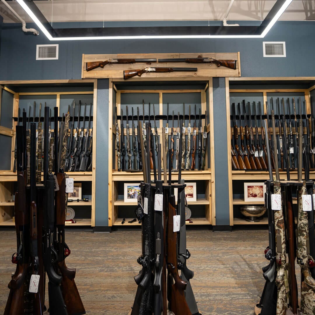 Weatherby gun room