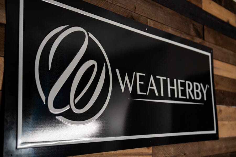 Weatherby Metal Sign - Image 2