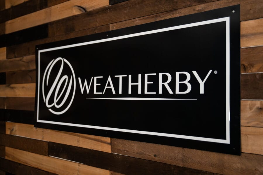 Weatherby Metal Sign - Image 3