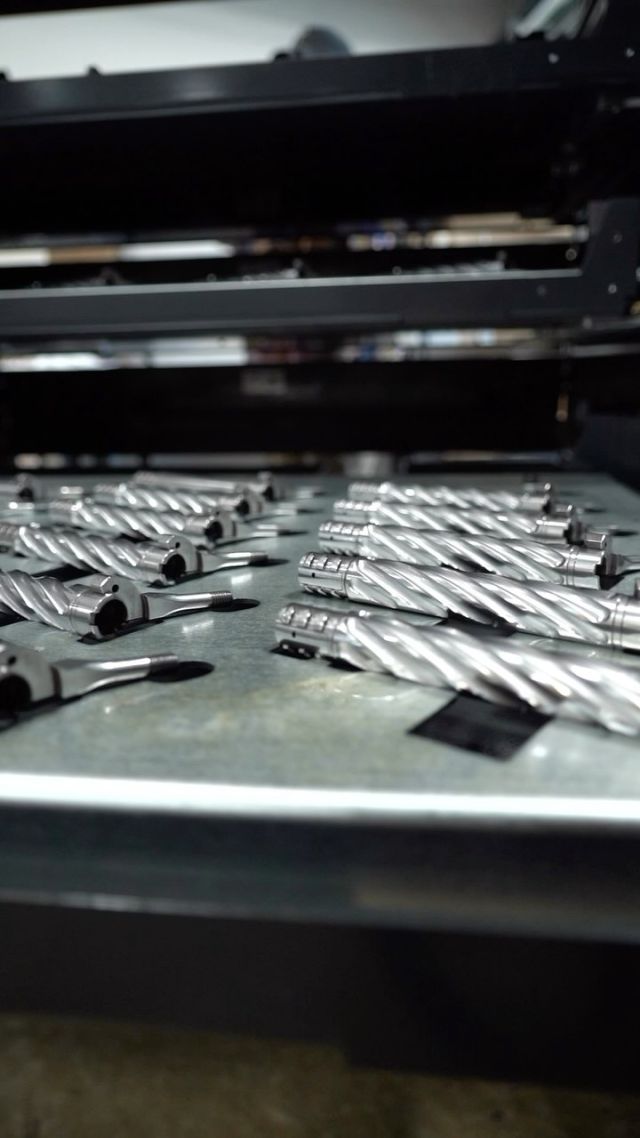 Bolt machining going all day, every day#Weatherby #FactoryFriday #MadeInAmerica #RifleProduction
