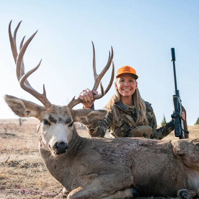 @adamweatherby and @brendaweatherby were after this amazing muley all through bow season, the beginning of rifle season, and it finally came together!Brenda used the all new Mark V® Backcountry Guide in 6.5 WBY RPM to put this Wyoming giant down!📸 @ddean_68
#Weatherby