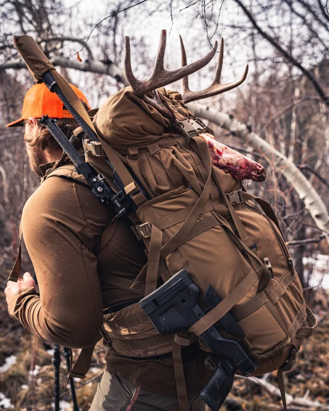 The Model 307 Alpine MDT Carbon uses a folding stock from @mdttac21 and is great compact option for those heavy packouts.
Rifle: Model 307 Alpine MDT Carbon
Bullet: 7mm PRC 177 HCB
Scope: Leupold Mark 5 3.6-18x44
Stock: MDT HNT26
Bipod: MDT CKYE Pod
Scope Cover: @sthealthyhunter
Suppressor: @silencerco