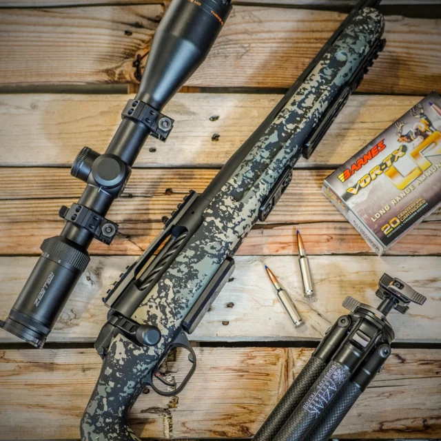 Barreled actions now available!We are proud to now offer Model 307™ barreled actions so you can have full control over your setup. This route is built for those that don't have all the equipment to start from a builders action but still want to pick and choose their stock, bottom metal, and other accessories.Choose your own Cerakote® finishes and pick the fluting in your barrel and bolt for a fully finished look that blends with your stock of choice.Build yours through the custom shop at Weatherby.com📸 @dereklobato.photog
#Weatherby