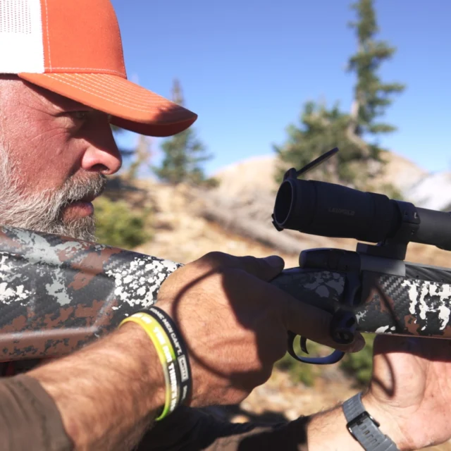 In the moment, it’s strictly business.Then the buck of a lifetime steps out. @brian_call made it count with his Mark V® Backcountry Capra!How fired up would you be to see a buck like this in your scope?#Weatherby