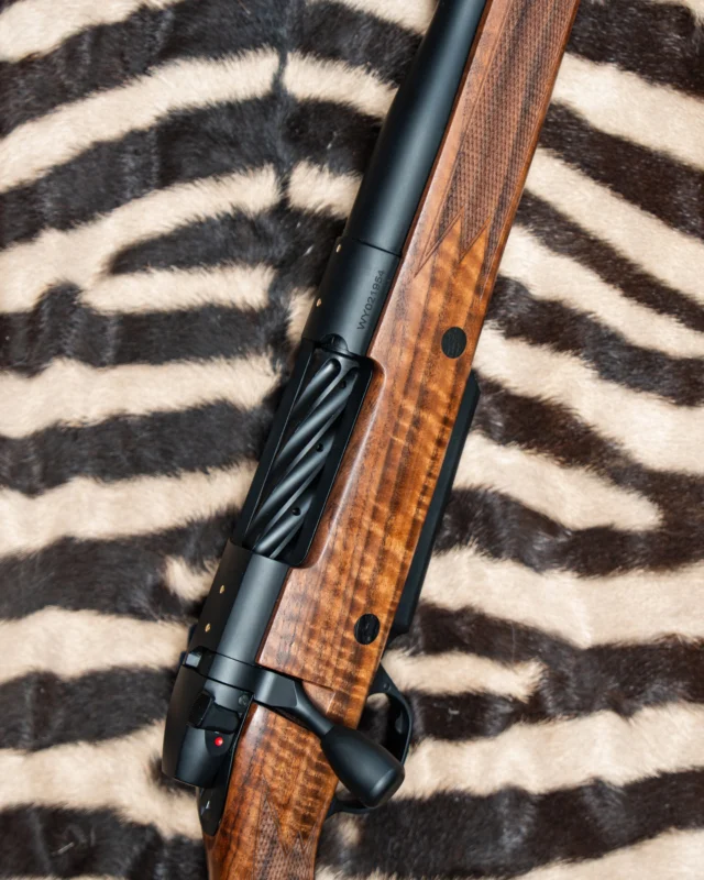 Big bores and wood stocks.The Mark V Frontier maintains classic Weatherby craftsmanship and comes in some of our largest cartridges. Exhibition-grade walnut stock, built-in iron sights, and 8 different chamberings. The Frontier not only looks great, but it's built for reliability and stopping power.Learn more at Weatherby.com
#Weatherby