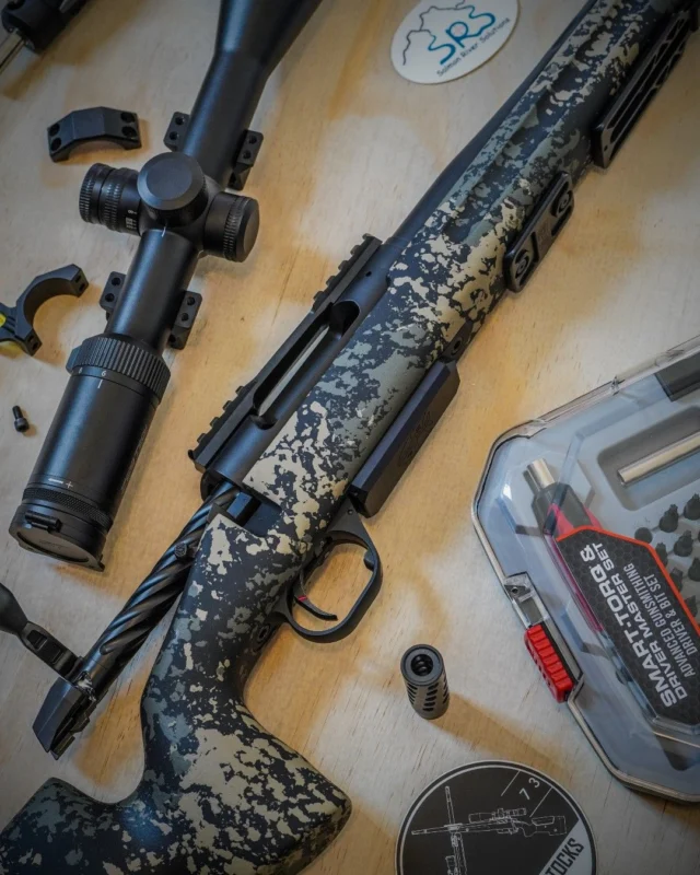 We always love seeing a sweet custom build!The beautiful part about the Model 307 is that it was designed to fit a wide variety of aftermarket accessories. From stocks to triggers to barrels and everything in between, the Rem 700 footprint allows you to build your setup exactly how you want to.Don't want to start from just the action alone? Lucky for you, we offer just barreled actions through our custom shop!Have a sweet custom you've built? Send us a DM with pictures!📸 @dereklobato.photog#Weatherby
