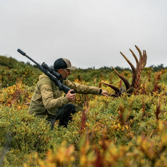 Never leave it up to chance.When you're on the hunt of a lifetime, the last thing you want is to not have confidence in your setup. The Mark V® Backcountry™ Guide Ti ensures you can be confident in the field. Between a @bsfbarrels carbon fiber barrel, the @peakfortyfour Blacktooth stock, and the @spartanprecision gunsmith adapters, it checks all the boxes for what you want in your perfect rifle setup.#Weatherby