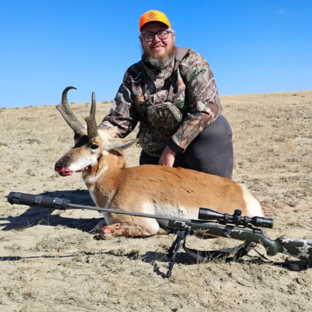If you’ve ever stopped by the Weatherby showroom, chances are you’ve met Corey.Now our Customer Service Manager, Corey headed south with a few folks from the Weatherby team for a hunt that ended with a mile-long stalk, his second big game animal, and an incredible goat.Congratulations, Corey!#Weatherby